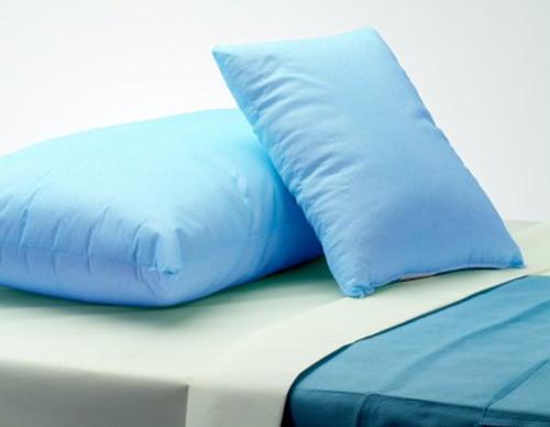 Bed Pillow Comfort Care Firm 21 X 27 Inch Blue Reusable 51123 Case/12