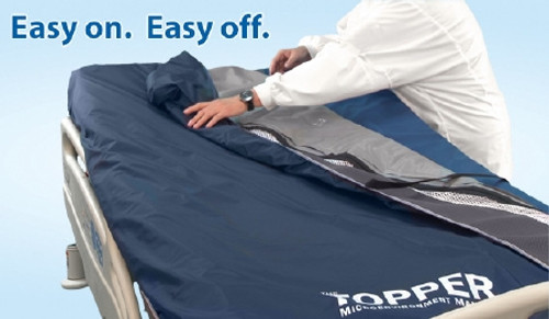 Mattress Coverlet The Topper 80 X 42 Inch Bacteriostatic / Vapor Permeable Fabric For The Topper Microenvironment Manager System MEM42 CLT-MEM42 Each/1