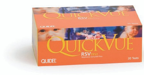 Rapid Diagnostic Test Kit QuickVue Immunoassay Respiratory Syncytial Virus Test RSV Nasopharyngeal Swab / Nasopharyngeal Wash / Nasopharyngeal Aspirate Sample CLIA Waived 20 Tests 20193 Box/20