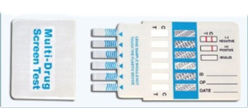 Drugs of Abuse Test iScreen 6-Drug Panel AMP COC mAMP/MET OPI OXY THC Urine Sample CLIA Moderate Complexity 25 Tests DOA-164-551 Box/25