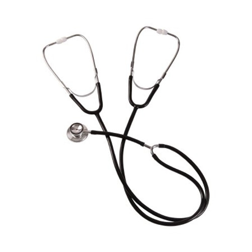 Teaching Stethoscope Mabis Training Black 2-Tube 36 Inch Tube Double Sided Chestpiece 10-446-020 Each/1