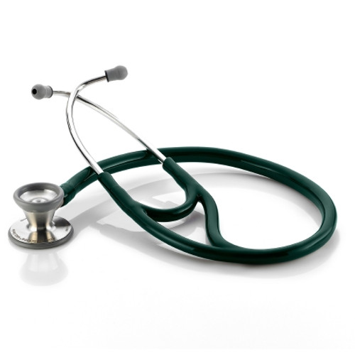 Cardiology Stethoscope Adscope 602 Dark Green 1-Tube 21 Inch Tube Double Sided Chestpiece 602DG Each/1