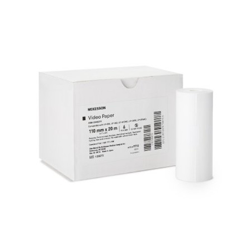 Video Paper - High Density McKesson 110 mm x 20 Meter Roll 9710 Box/6