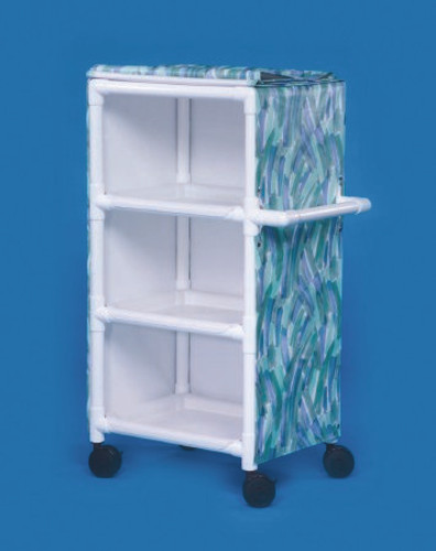 Utility Cart PVC 31 X 37 X 20 Inch 3-Shelves MPC375 Each/1 - 37503401