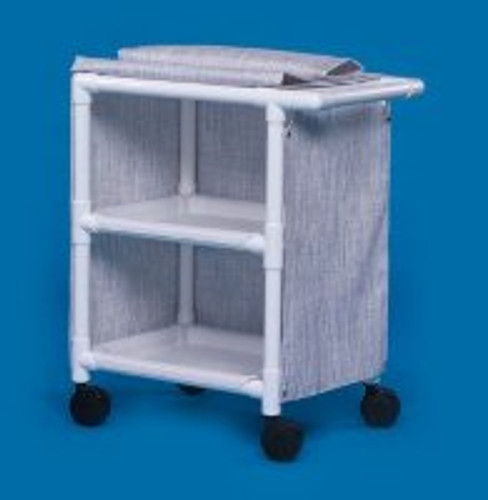 Utility Cart 31 X 37 X 20 Inch 2-Shelves White MPC-275 Each/1