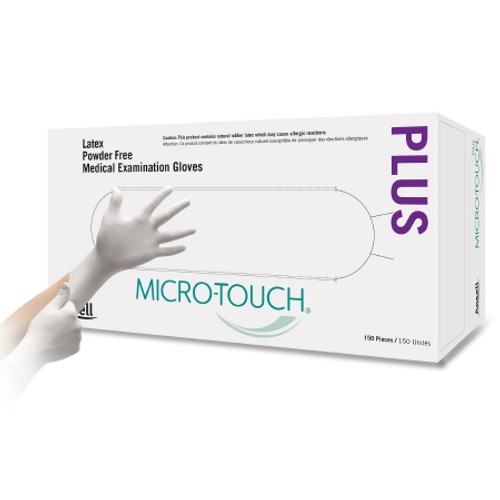 Exam Glove Micro-Touch NextStep NonSterile Green Powder Free Latex Ambidextrous Fully Textured Not Chemo Approved Small 3201 Box/100