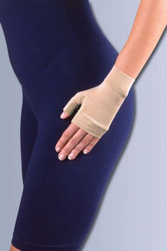 Compression Glove Open Finger Small Over-the-Wrist Left Hand Stretch Fabric 902SL Each/1