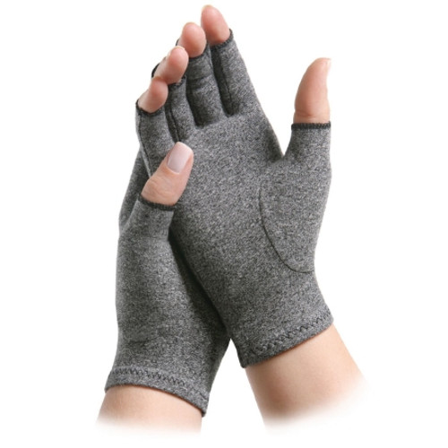 Compression Glove Rolyan Full Finger Small Over-the-Wrist Hand Specific Pair Lycra / Spandex 519001 Pair/1