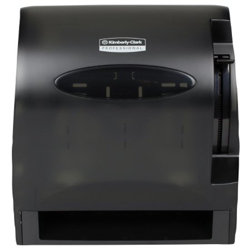 K-C PROFESSIONAL LEV-R-MATIC Paper Towel Dispenser Black Smoke Plastic Manual Lever Wall Mount 09765 Case/1