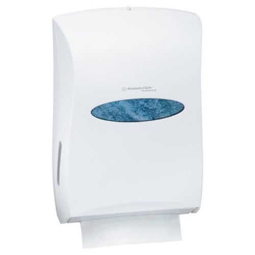 K-C PROFESSIONAL Paper Towel Dispenser White Plastic Manual Pull Wall Mount 09906 Case/1