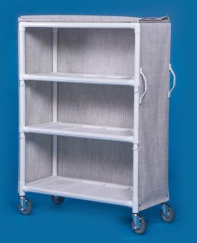 Linen Cart 5 Inch Heavy Duty Casters Two Locking 55 Lb LC46-3 Each/1 - 46303406