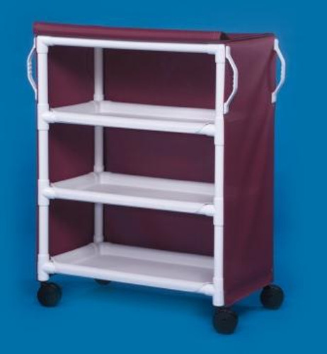 Deluxe Linen Cart 4 Casters 4 Inch PVC LC36-3 Each/1 - 36303402