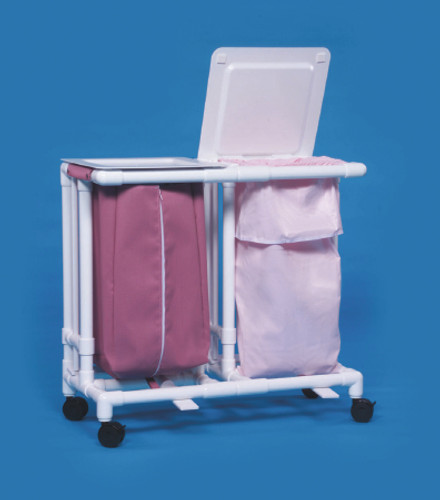 Double Hamper with Bags Classic 4 Casters 39 gal. LH-22-ZF MESH Each/1 - 22047809