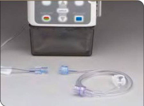 Huber Infusion Set Gripper 22 Gauge 1 Inch 8 Inch Tubing Needless Y-site 21-2940-24 Box/12