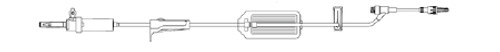 Extension Set Cadd 30 Inch Tubing 1.1 mL Priming Volume 21-7045-24 Box/50