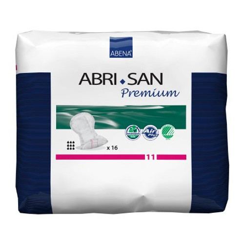 Bladder Control Pad Abri-San 27-1/2 Inch Length Moderate Absorbency Fluff Unisex Disposable 9389 Case/64