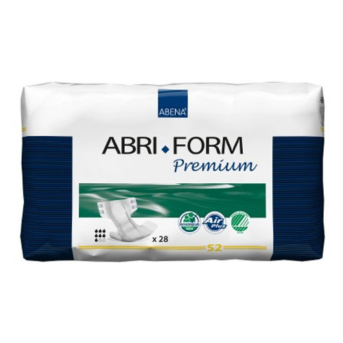 Adult Incontinent Brief Abri-Form Premium Tab Closure Small Disposable Moderate Absorbency 43055 BG/28