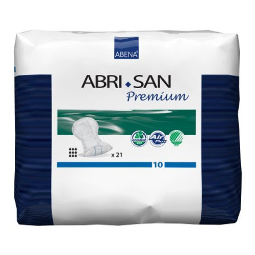 Bladder Control Pad Abri-San 27-1/2 Inch Length Moderate Absorbency Fluff Unisex Disposable 9386 Case/84