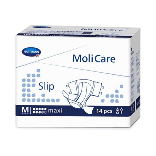 Adult Incontinent Brief Molicare Super Plus Tab Closure Medium Disposable Heavy Absorbency PHT165532 BG/14