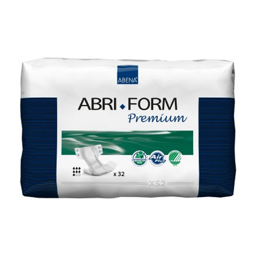 Adult Incontinent Brief Abri-Form Premium Tab Closure X-Small Disposable Light Absorbency 43054 Case/128