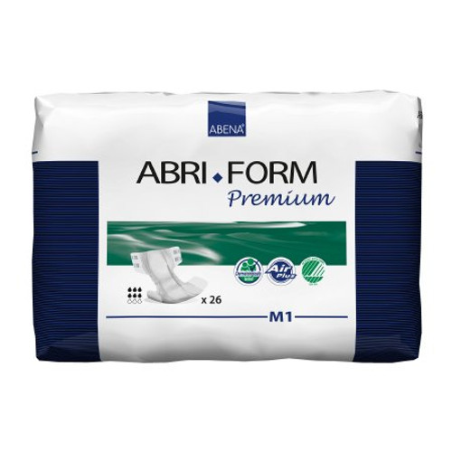 Adult Incontinent Brief Abri-Form Premium Tab Closure Medium Disposable Moderate Absorbency 43061 Case/104