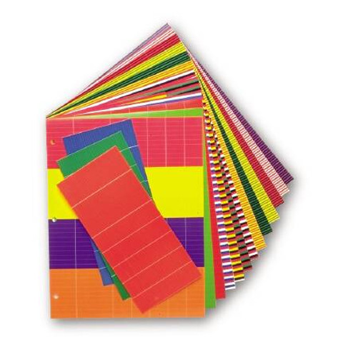 Chart Label Colortrack General Purpose Label No Legend Red Border 22 1 X 2-1/2 Inch 11 1 X 2 Inch 11 1 X 1-1/2 Inch 161004EEA Each/1