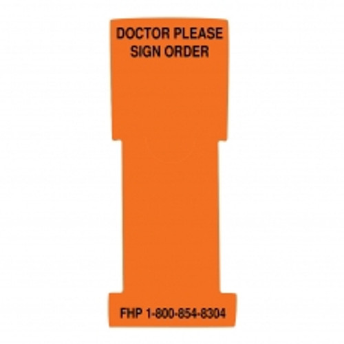 FLAG "DR PLS SIGN ORDER" D/S EA FIRST HEAL M2253-08 Each/1