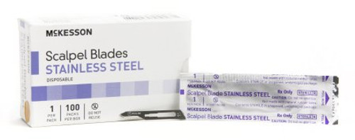 McKesson Brand Surgical Blade Stainless Steel Size 15 Sterile Disposable 16-63615 Case/1000