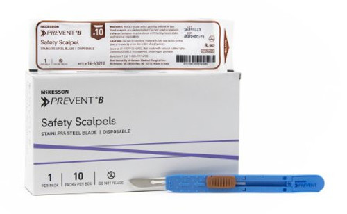 McKesson Brand Surgical Blade Carbon Steel Size 15 Sterile Disposable 1635 Case/5000 McKesson Brand Surgical Blade Carbon Steel Size 15 Sterile Disposable 1635 Case/5000