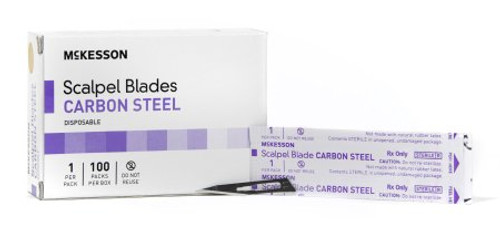 McKesson Brand Surgical Blade Carbon Steel Size 11 Sterile Disposable 16-63711 Case/1000