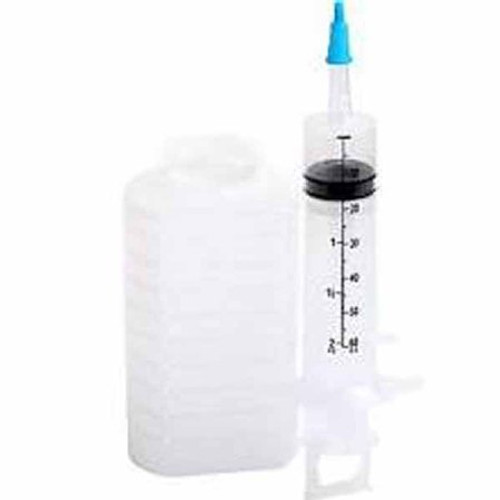 Enteral Feeding / Irrigation Syringe 60 mL Pole Bag Resealable Luer Adapter Tip Without Safety DYND20335 Case/30