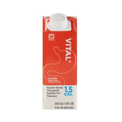 Oral Supplement Vital 1.5 Cal Vanilla 8 oz. Recloseable Carton Ready to Use 64825 Case/24