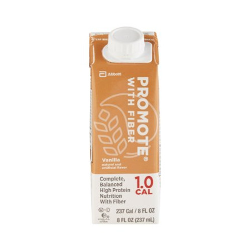 Oral Supplement Promotewith Fiber Vanilla 8 oz. Recloseable Carton Ready to Use 64631 Case/24