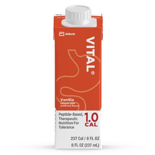 Oral Supplement Vital 1.0 Cal Vanilla 8 oz. Recloseable Tetra Carton Ready to Use 64832 Case/24
