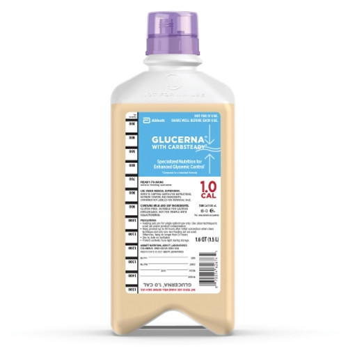 Tube Feeding Formula Glucerna 1.0 Cal 1500 mL RTH Container Ready to Hang Adult 62673 Each/1