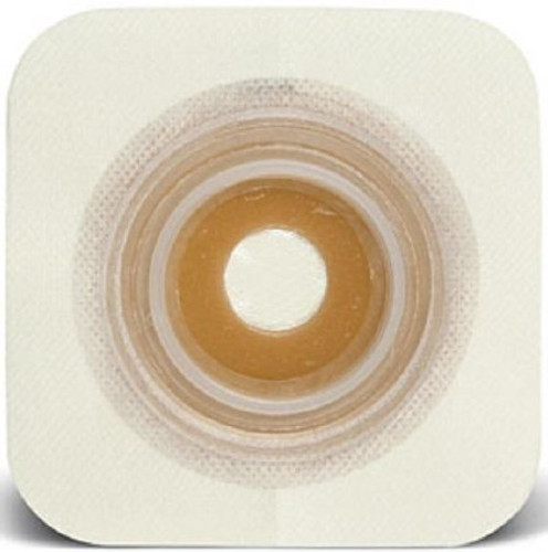 Skin Barrier SUR-FIT Natura Durahesive Moldable 2-3/4 Inch Flange Acrylic Collar 1-3/4 to 2-1/8 Inch Stoma X-Large 413420 Box/10