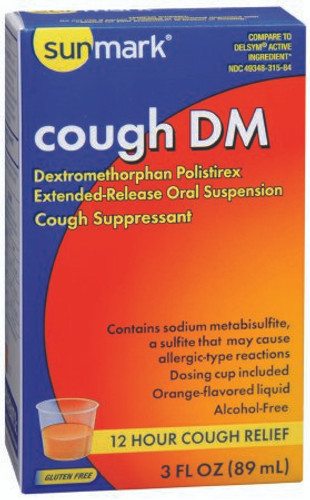 Cough Relief sunmark 30 mg Strength Liquid 3 oz. 1659903 Each/1