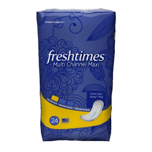 Feminine Pad Freshtimes Maxi Regular Absorbency FSH03004/3 Case/288