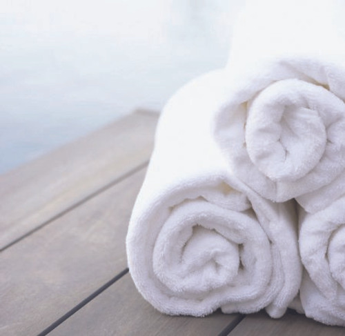 Hand Towel 16 W X 27 L Inch Cotton 86% / Polyester 14% White Reusable 40822301 DZ/12