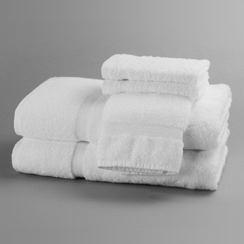 Bath Towel EuroTouch 25 W X 52 L Inch Cotton 100% White Reusable 46318100 DZ/12