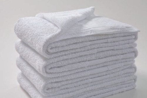 Bath Towel 24 W X 48 L Inch Cotton 86% / Polyester 14% White Reusable 40161101 DZ/12