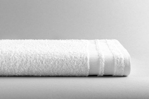 Bath Towel 22 W X 44 L Inch Cotton 85% / Polyester 15% White Reusable 40461400 DZ/12