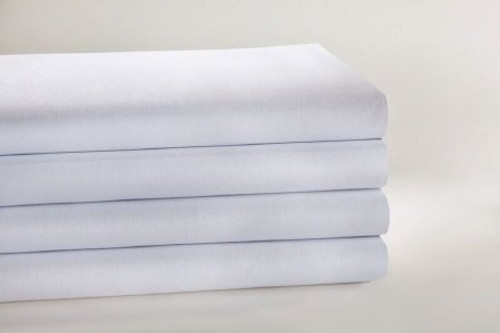Bed Sheet Draw 54 W X 72 L Inch White Cotton 70% / Polyester 30% 16952500 DZ/12