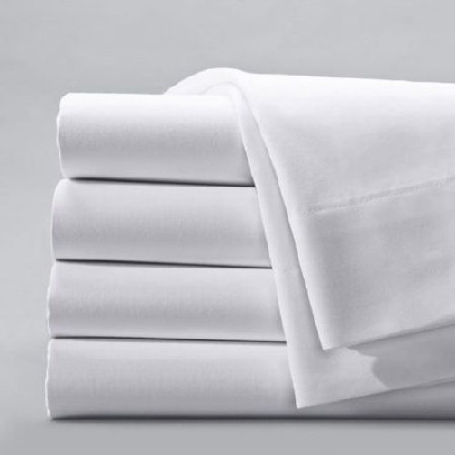 Bed Sheet Centima Fitted 54 W X 80 L X 14 D Inch White Cotton 70% / Polyester 30% Reusable 01245000 DZ/12