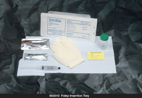 Indwelling Catheter Tray Lubri-Sil I.C. Foley 18 Fr. 5 cc Balloon Silicone 900118A Each/1