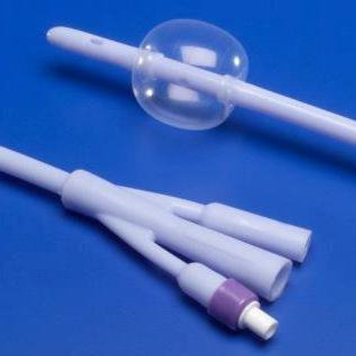Foley Catheter Dover 3-Way Straight Tip 5 cc Balloon 28 Fr. Silicone 8887664287 Each/1