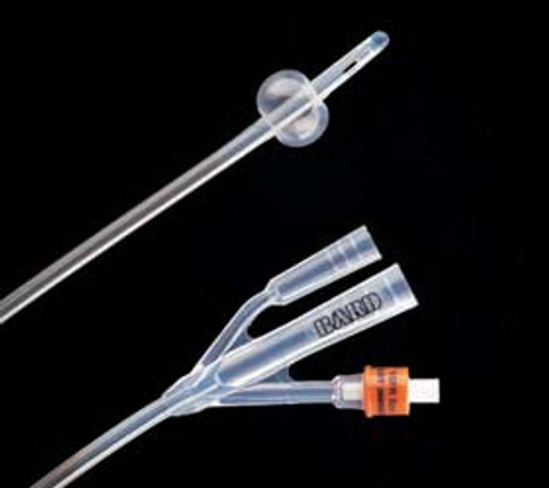 Indwelling Catheter Tray Bardex I.C. PLUS Foley 14 Fr. 5 cc Balloon Latex 900014A Each/1