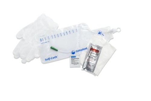 Intermittent Closed System Catheter Kit Self-Cath Female / Straight Tip 14 Fr. Without Balloon Lubricated PVC 3214 Each/1