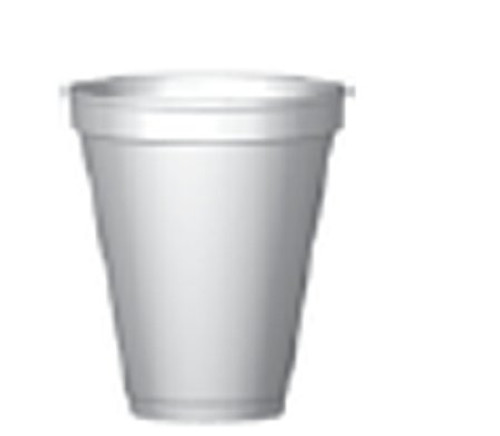 Drinking Cup WinCup 8 oz. White Styrofoam Disposable H8S Case/1000