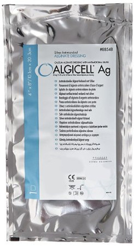 Calcium Alginate Dressing with Silver Algicell Ag 4 X 8 Inch Rectangle Sterile 88548 Each/1